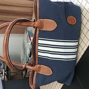 Papillon Canvas purse..